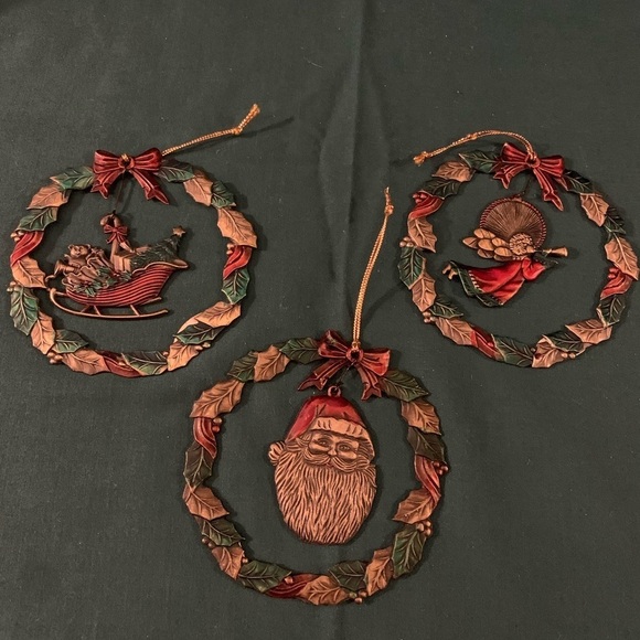 RUSS Heirloom Other - Set of 3 Vintage 1990’s RUSS Heirloom Collection Ornaments
